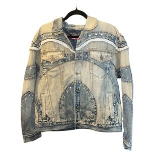 GUNZINII DENIM JACKET- Medium- new with tag